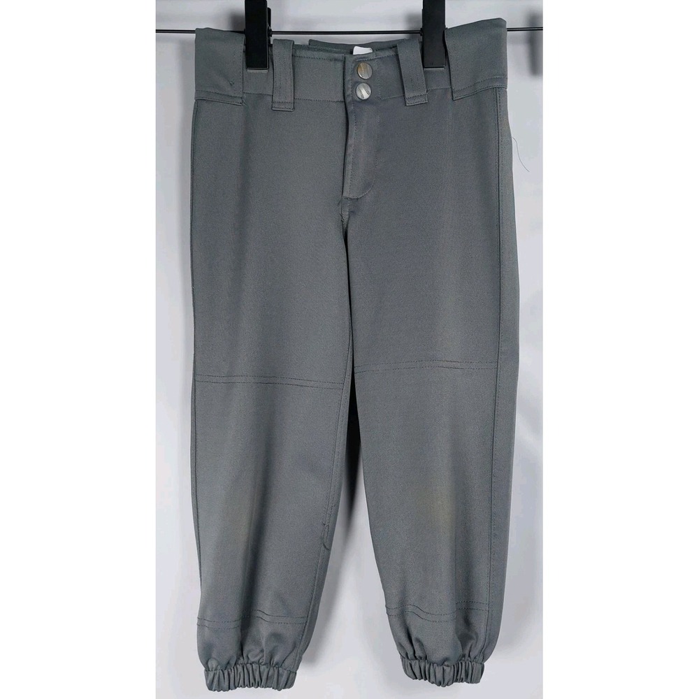 RIP-IT Girls Softball Baseball Ball Uniform Pants‎ Size Small S Grey Gray